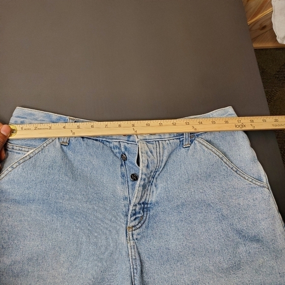 Zana Di Jean Light Wash Women's Size 13/14 Button Fly Shorts - Picture 7 of 13